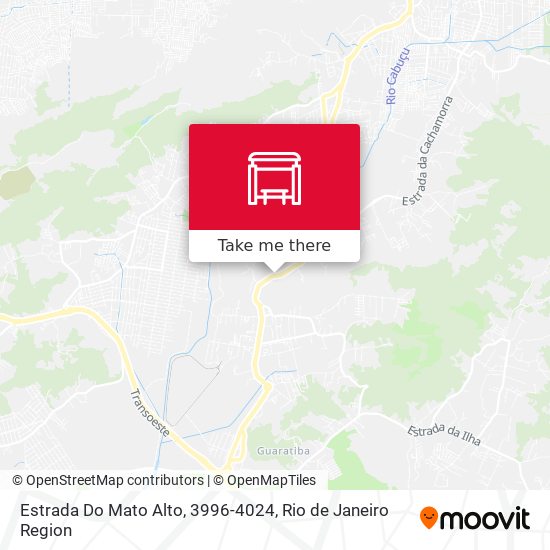 Estrada Do Mato Alto, 3996-4024 map