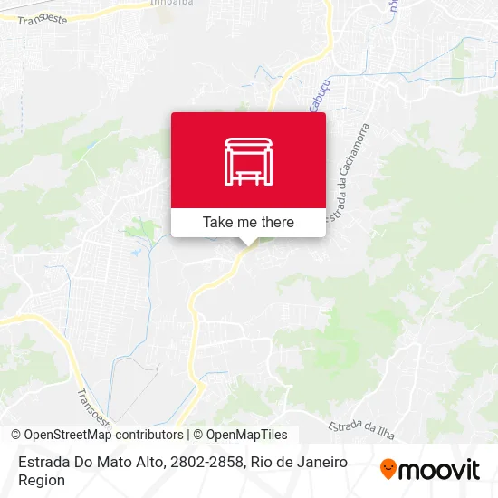 Estrada Do Mato Alto, 2802-2858 map