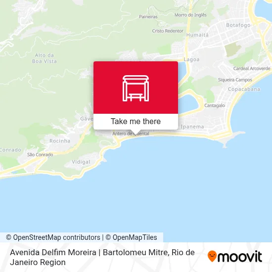 Avenida Delfim Moreira | Bartolomeu Mitre map