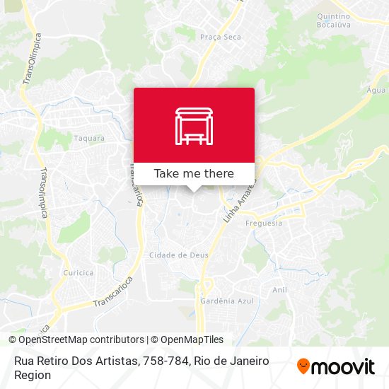 Rua Retiro Dos Artistas, 758-784 map