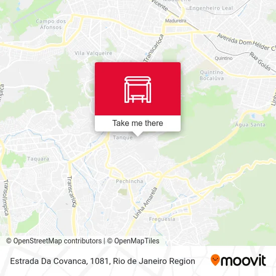 Estrada Da Covanca, 1081 map