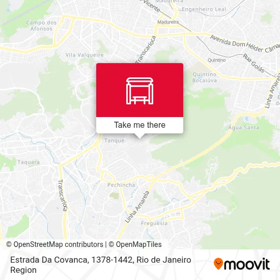 Estrada Da Covanca, 1378-1442 map