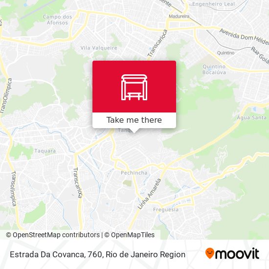 Estrada Da Covanca, 760 map