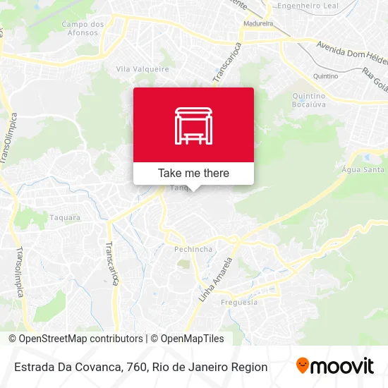 Estrada Da Covanca, 760 map