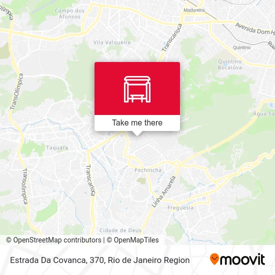 Estrada Da Covanca, 370 map