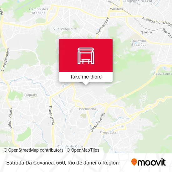 Estrada Da Covanca, 660 map