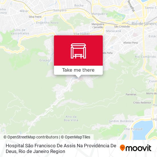 Hospital São Francisco De Assis Na Providência De Deus map