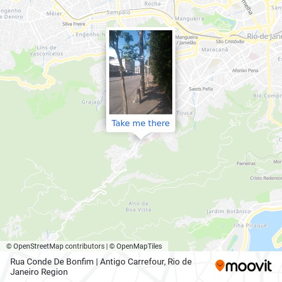 Rua Conde De Bonfim | Antigo Carrefour map