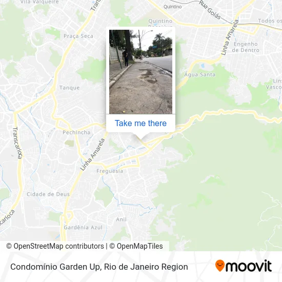 Condomínio Garden Up map