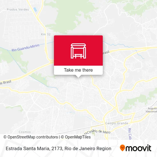 Estrada Santa Maria, 2173 map