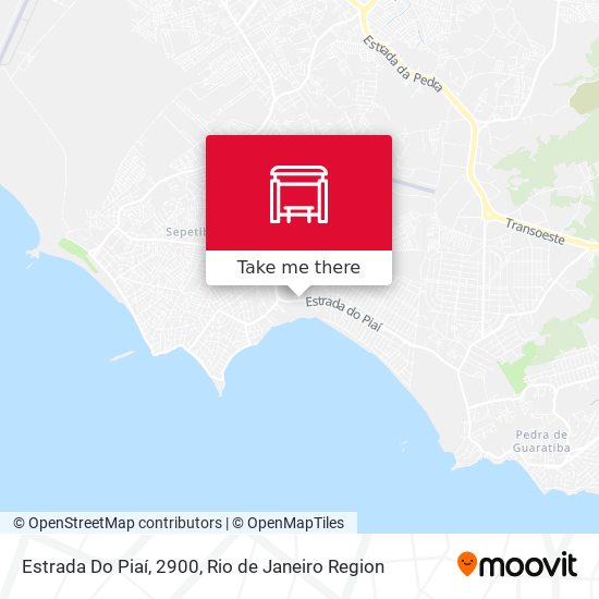 Estrada Do Piaí, 2900 map