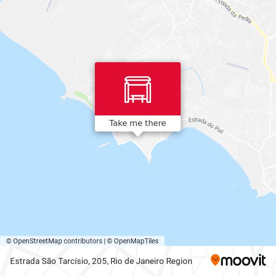 Estrada São Tarcísio, 205 map