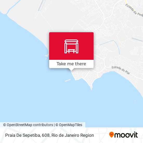 Praia De Sepetiba, 608 map