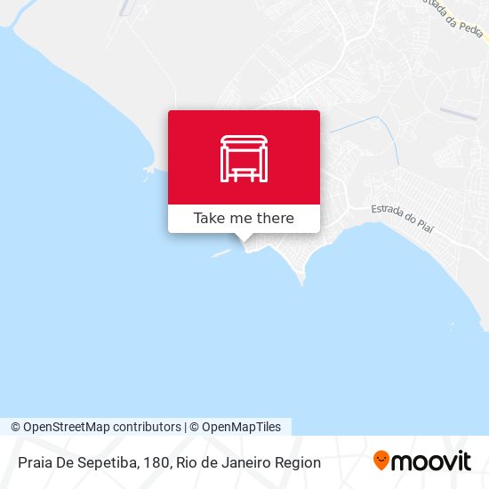 Praia De Sepetiba, 180 map
