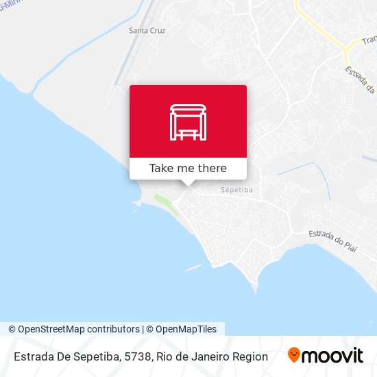 Estrada De Sepetiba, 5738 map
