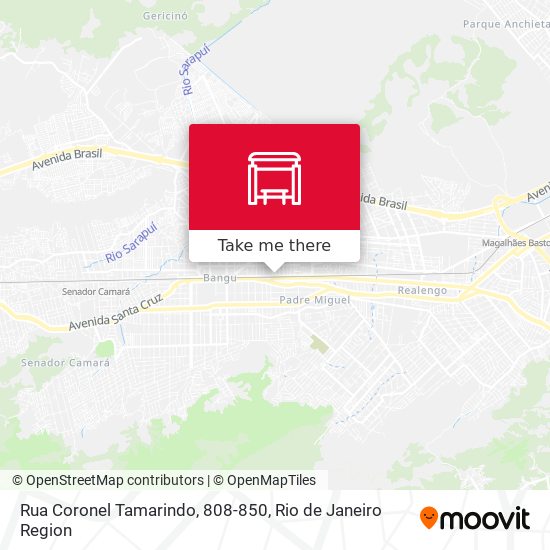 Mapa Rua Coronel Tamarindo, 808-850