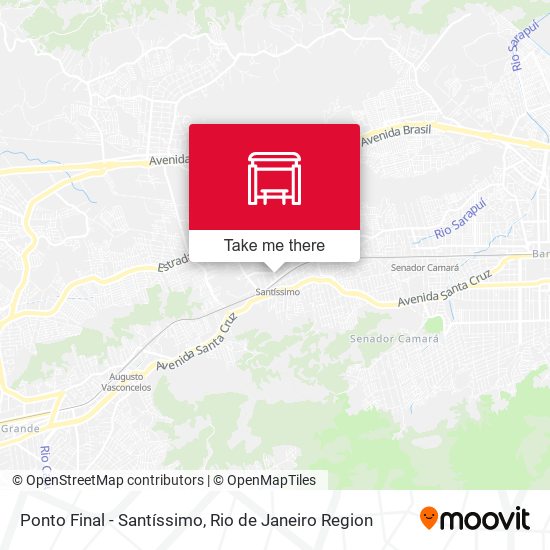 Ponto Final - Santíssimo map