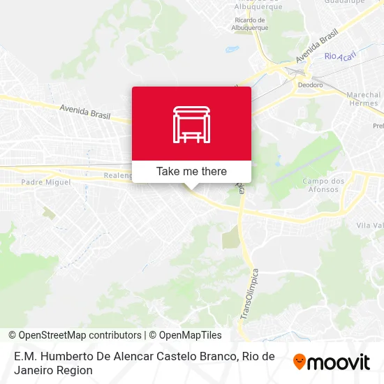 E.M. Humberto De Alencar Castelo Branco map