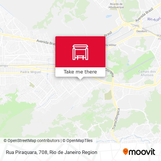 Rua Piraquara, 708 map
