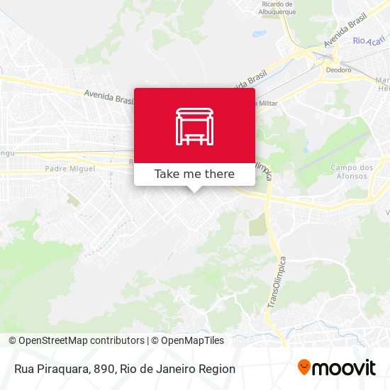 Rua Piraquara, 890 map