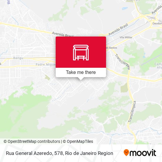 Rua General Azeredo, 578 map