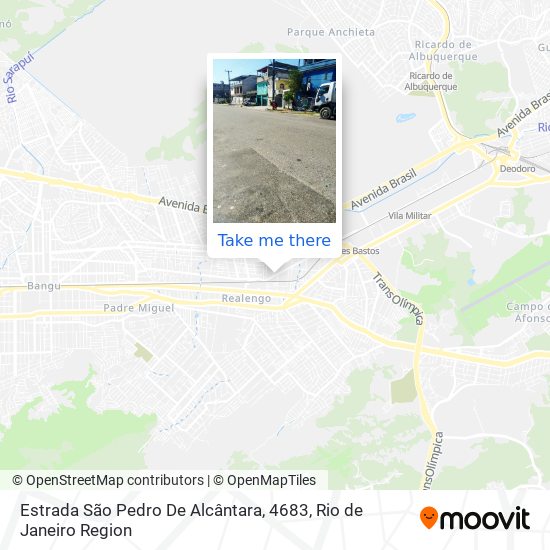 Estrada São Pedro De Alcântara, 4683 map
