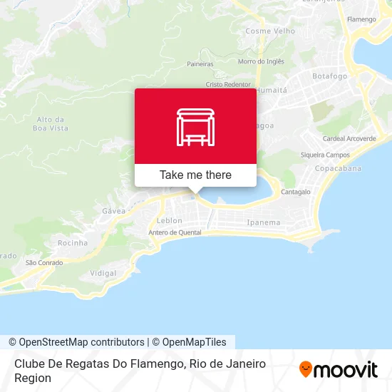 Clube De Regatas Do Flamengo map