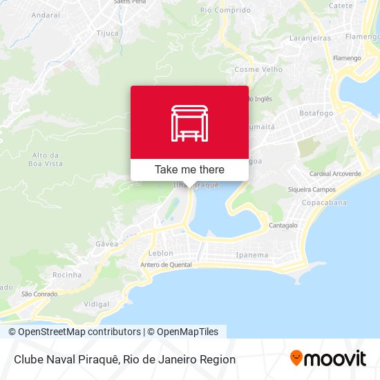 Clube Naval Piraquê map