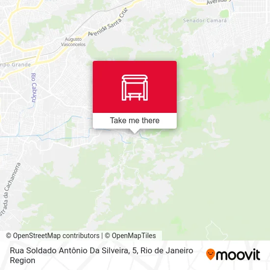 Rua Soldado Antônio Da Silveira, 5 map