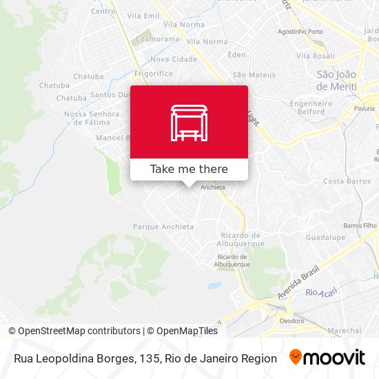 Rua Leopoldina Borges, 135 map