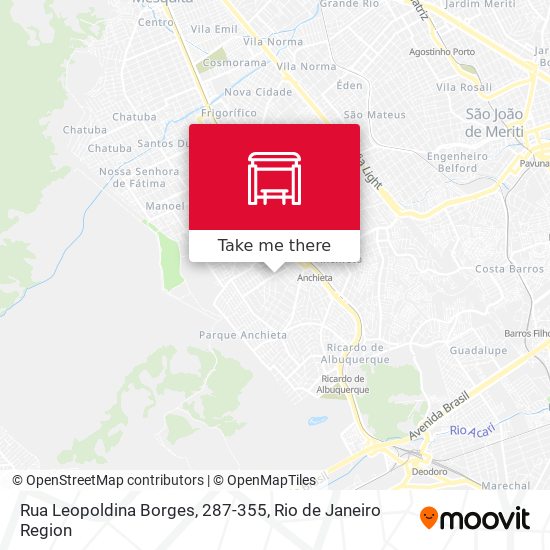 Rua Leopoldina Borges, 287-355 map
