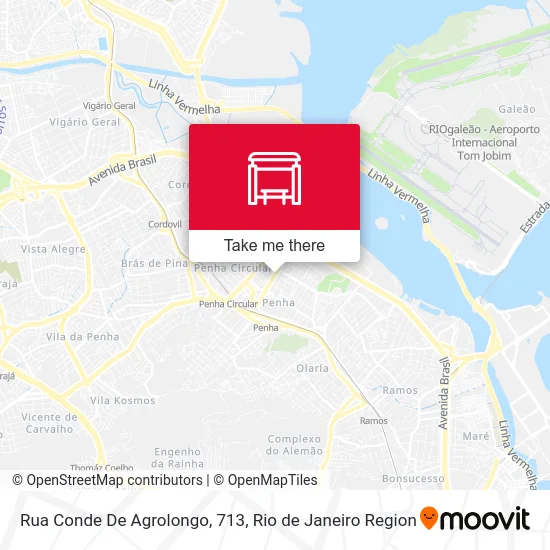 Rua Conde De Agrolongo, 713 map