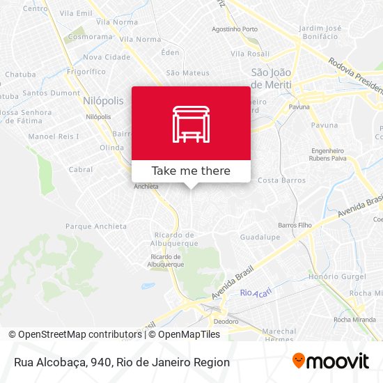 Rua Alcobaça, 940 map