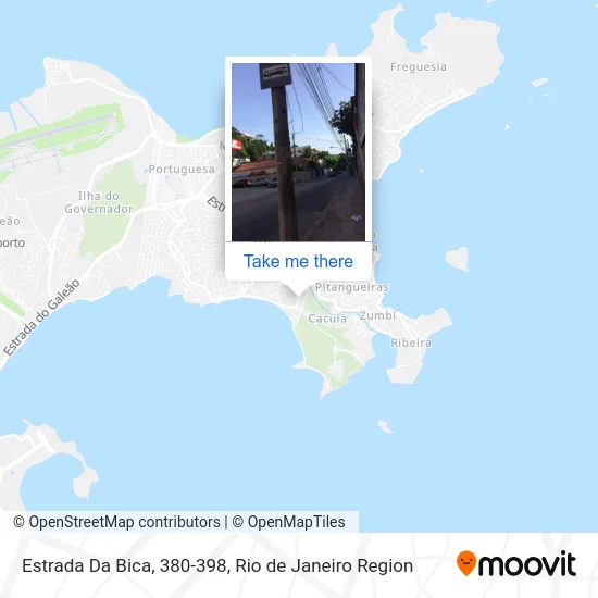 Estrada Da Bica, 380-398 map