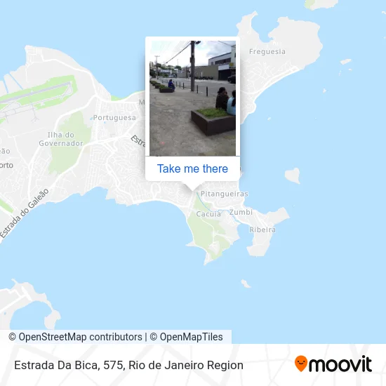 Estrada Da Bica, 575 map