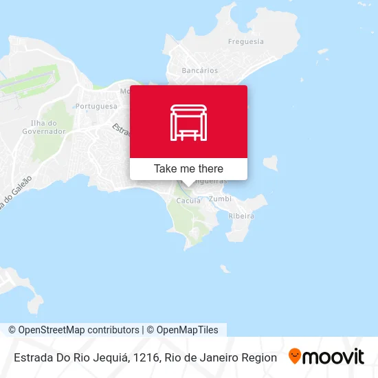 Estrada Do Rio Jequiá, 1216 map