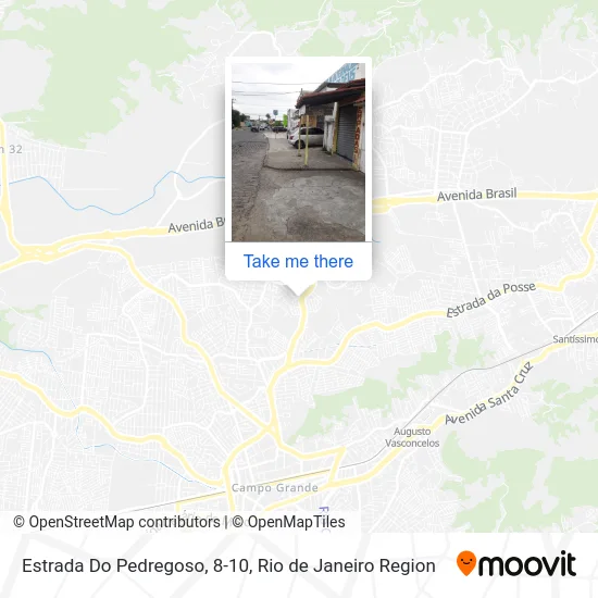 Estrada Do Pedregoso, 8-10 map