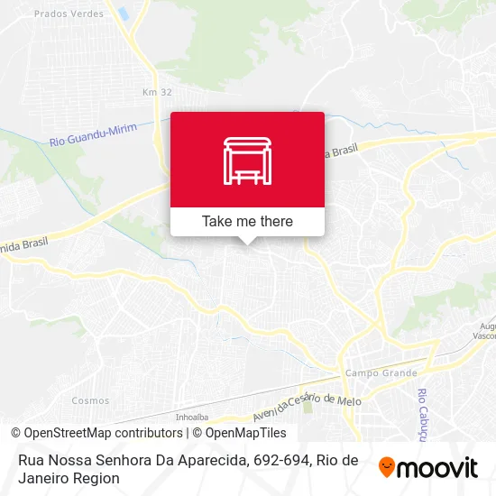 Rua Nossa Senhora Da Aparecida, 692-694 map