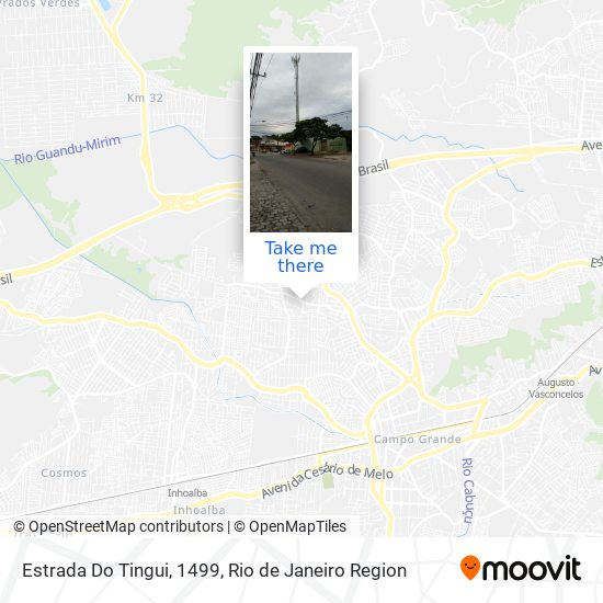 Estrada Do Tingui, 1499 map