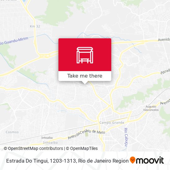 Estrada Do Tingui, 1203-1313 map