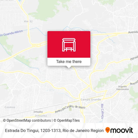 Estrada Do Tingui, 1203-1313 map