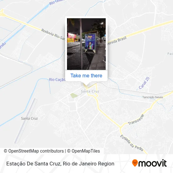 Estação De Santa Cruz map