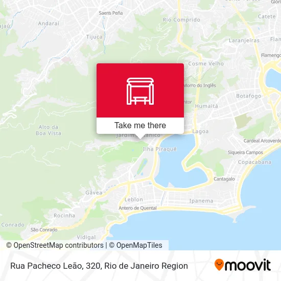 Rua Pacheco Leão, 320 map