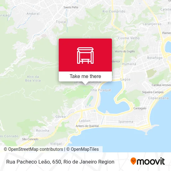 Rua Pacheco Leão, 650 map