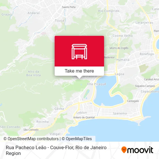 Rua Pacheco Leão - Couve-Flor map