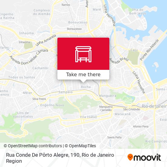 Rua Conde De Pȯrto Alegre, 190 map