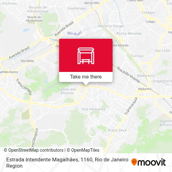 Estrada Intendente Magalhães, 1160 map