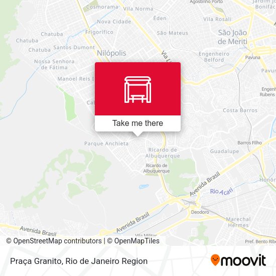 Praça Granito map