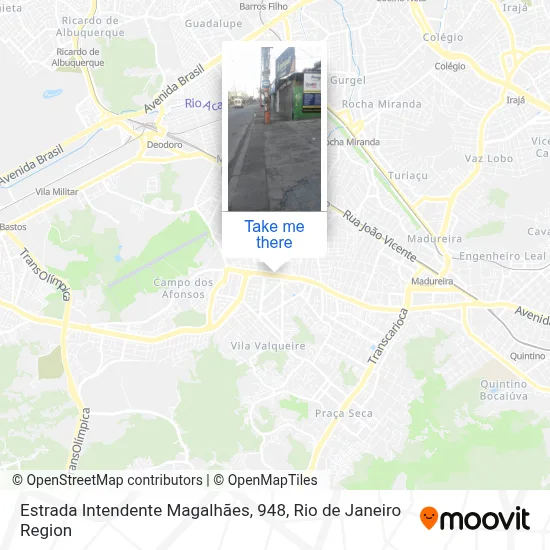 Estrada Intendente Magalhães, 948 map