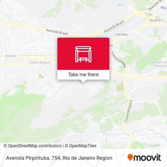 Avenida Pirpirituba, 754 map